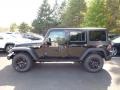 Black 2016 Jeep Wrangler Unlimited Willys Wheeler 4x4 Exterior