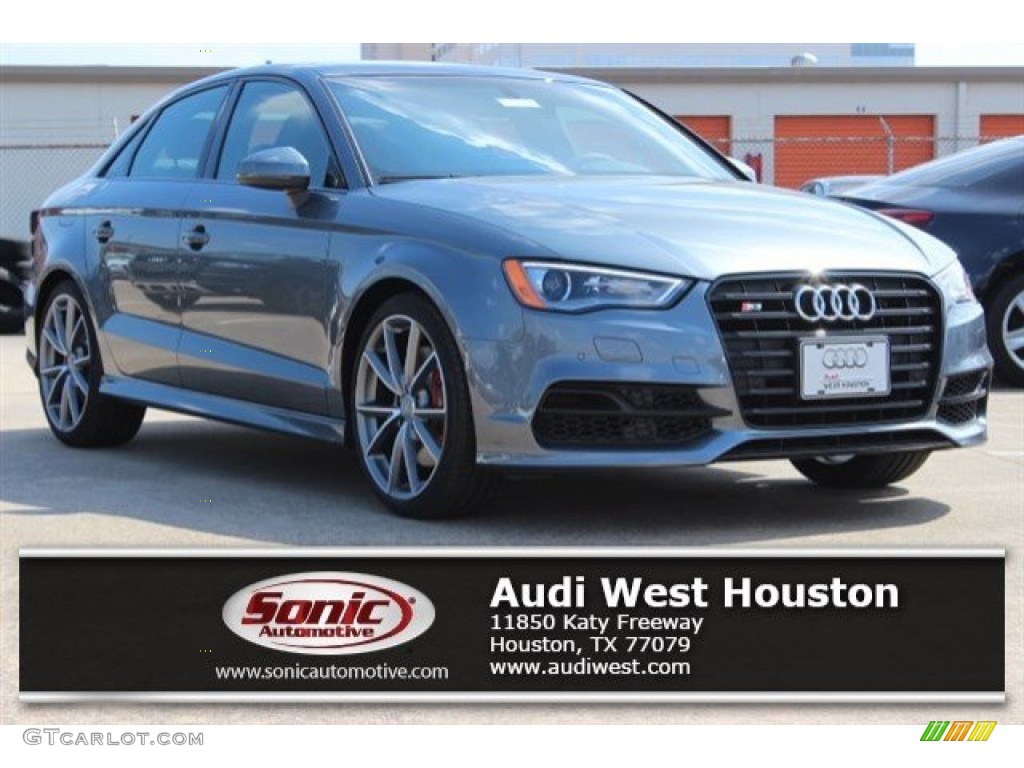 2016 S3 2.0T Premium Plus quattro - Monsoon Gray Metallic / Black photo #1