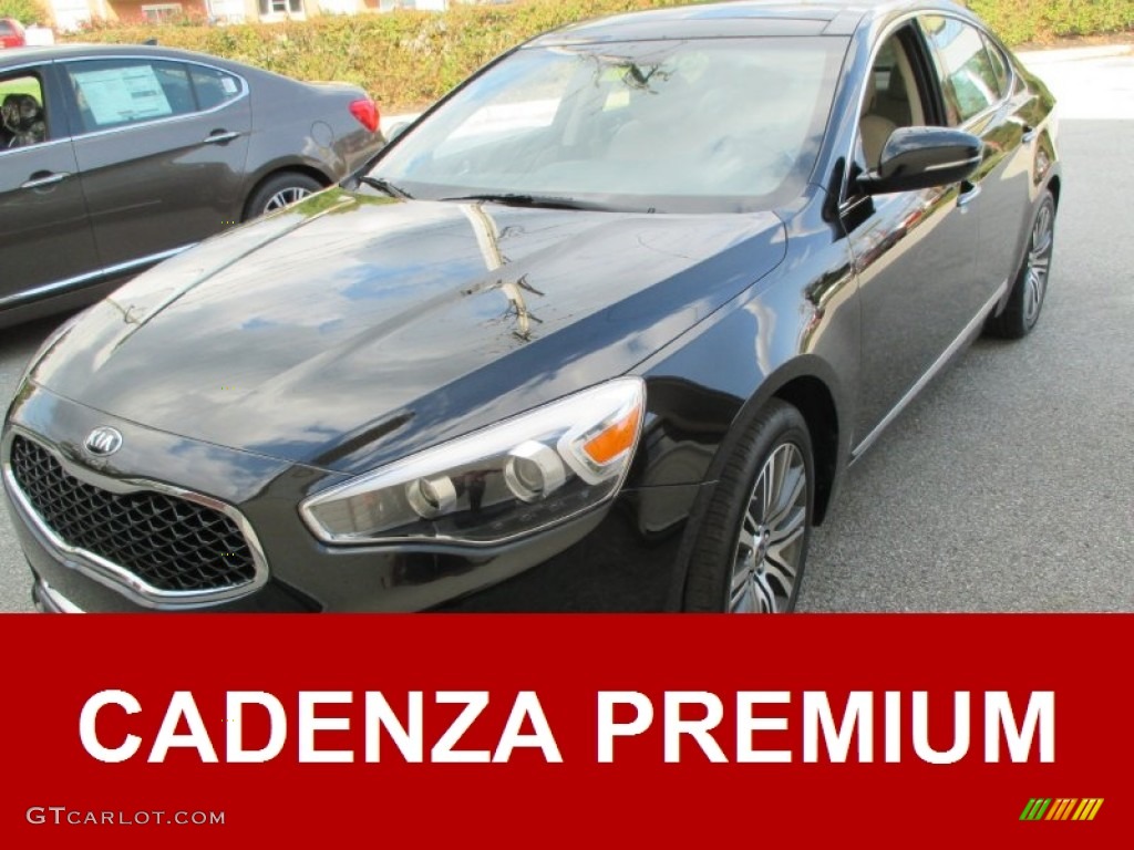 2015 Cadenza Premium - Aurora Black Pearl / Beige photo #1