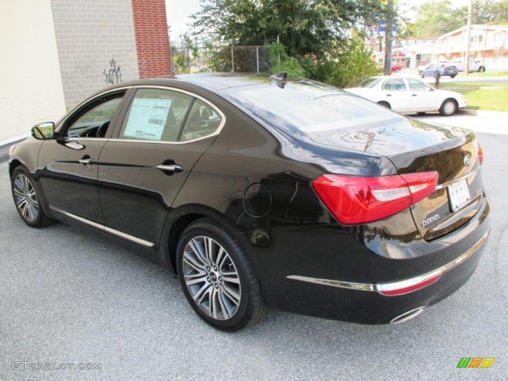 Aurora Black Pearl 2015 Kia Cadenza Premium Exterior Photo #107763935