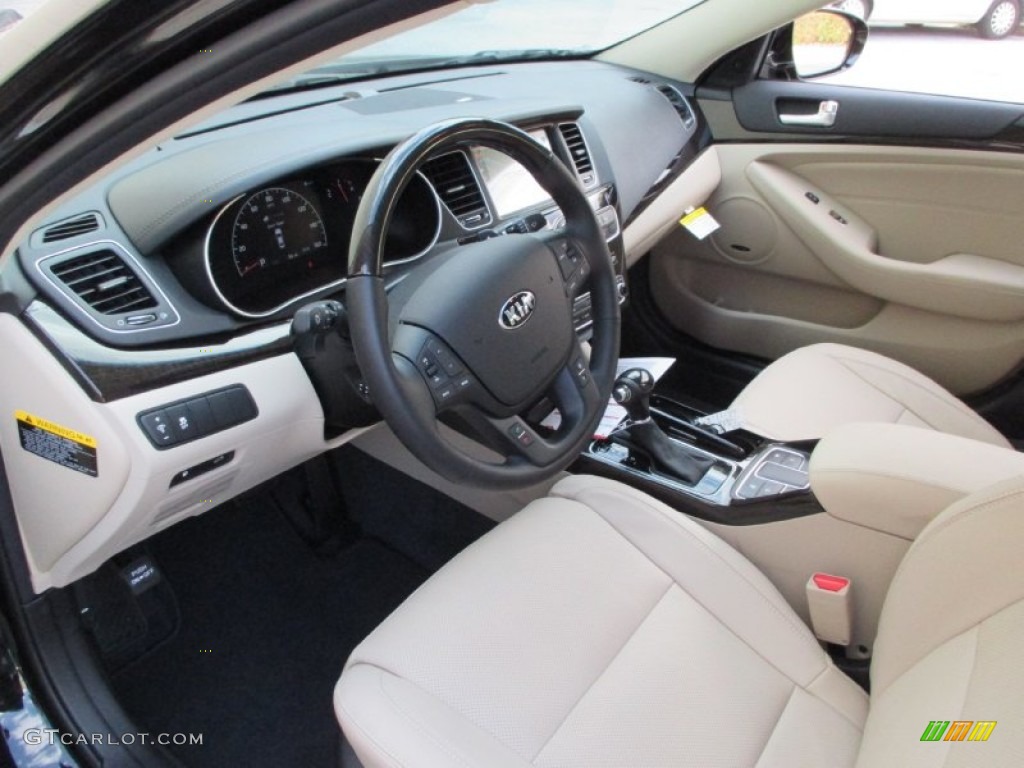 Beige Interior 2015 Kia Cadenza Premium Photo #107763965