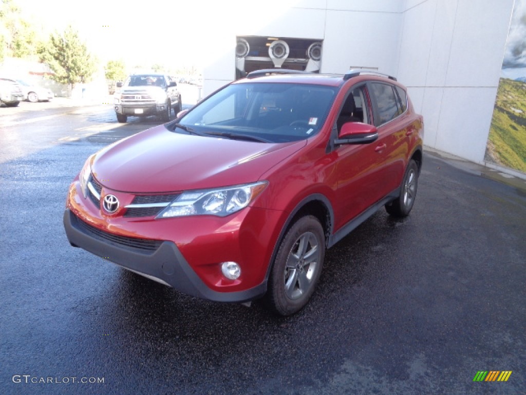 Barcelona Red Metallic 2015 Toyota RAV4 XLE Exterior Photo #107765204