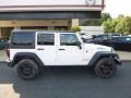 2016 Bright White Jeep Wrangler Unlimited Sport 4x4  photo #9