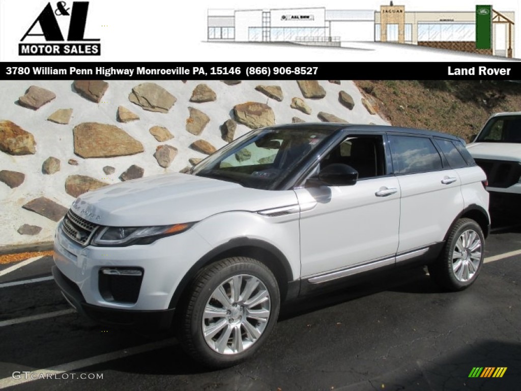 2016 Range Rover Evoque SE Premium Package - Yulong White Metalllic / Ebony/Ebony photo #1