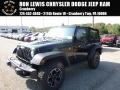 Black 2016 Jeep Wrangler Rubicon Hard Rock 4x4