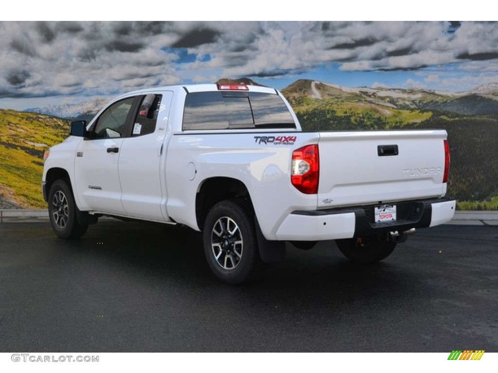2016 Tundra SR5 Double Cab 4x4 - Super White / Graphite photo #3