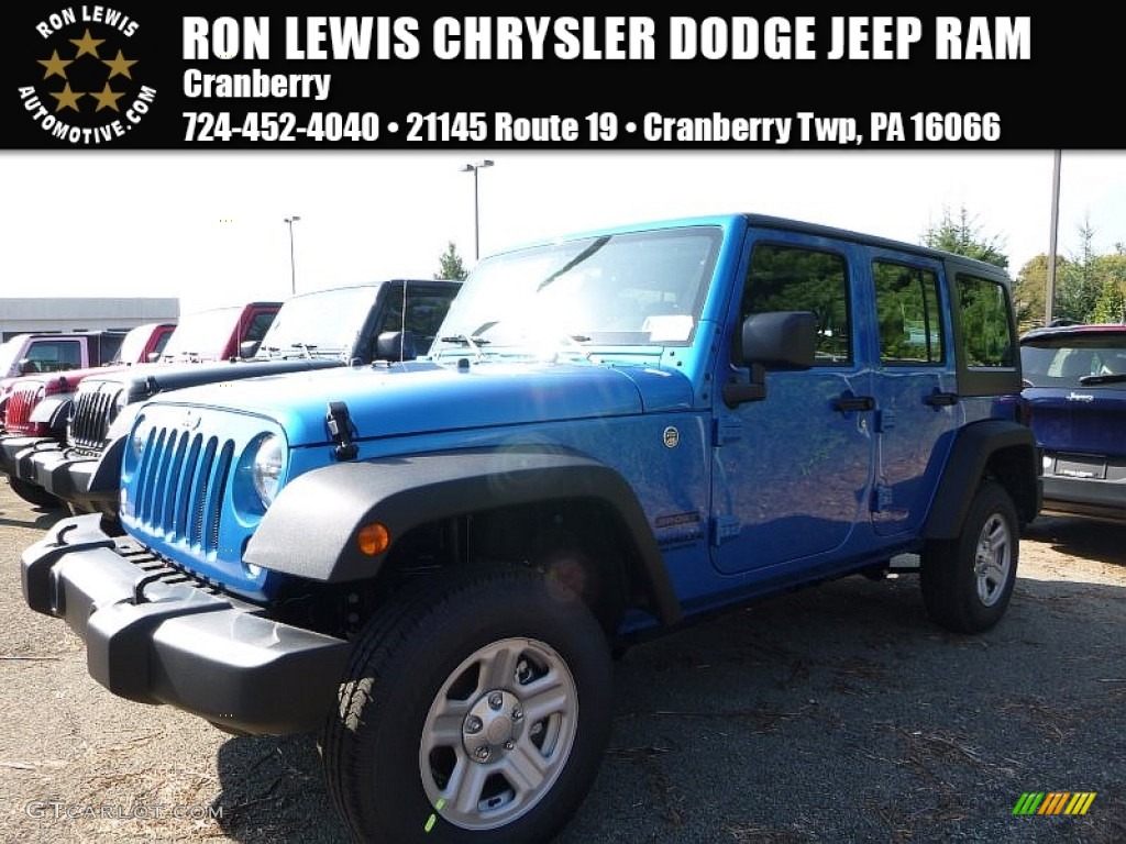 Hydro Blue Pearl Jeep Wrangler Unlimited