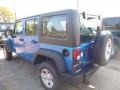 2016 Hydro Blue Pearl Jeep Wrangler Unlimited Sport 4x4  photo #4