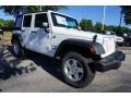 Bright White 2016 Jeep Wrangler Unlimited Sport 4x4 Exterior