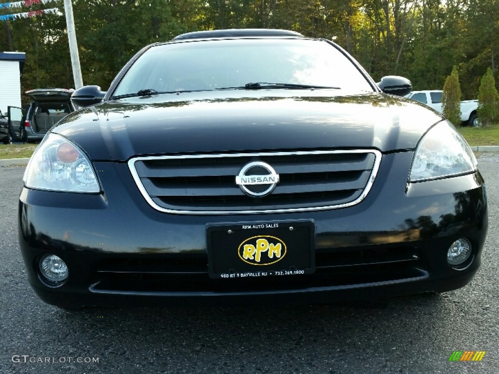 2003 Altima 2.5 SL - Super Black / Charcoal photo #2