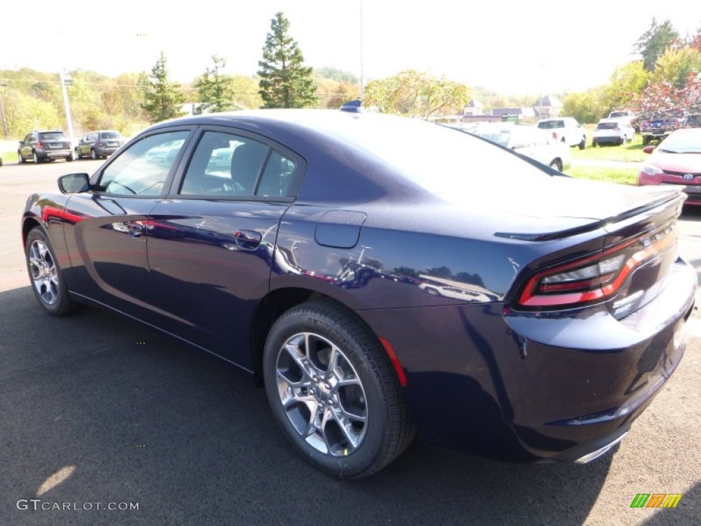 2016 Charger SXT AWD - Jazz Blue Pearl Coat / Black/Tungsten photo #5