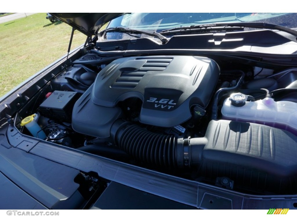 2015 Challenger SXT - Granite Crystal Metallic / Black/Tungsten photo #8