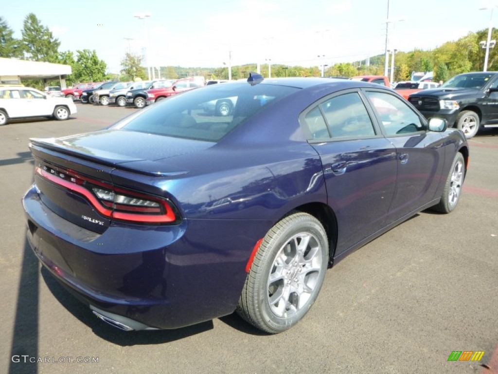 2016 Charger SXT AWD - Jazz Blue Pearl Coat / Black/Tungsten photo #7