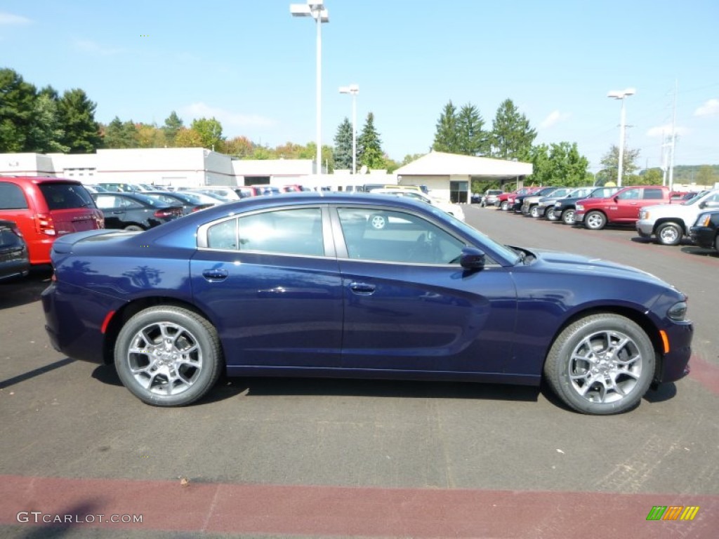 Jazz Blue Pearl Coat 2016 Dodge Charger SXT AWD Exterior Photo #107769485