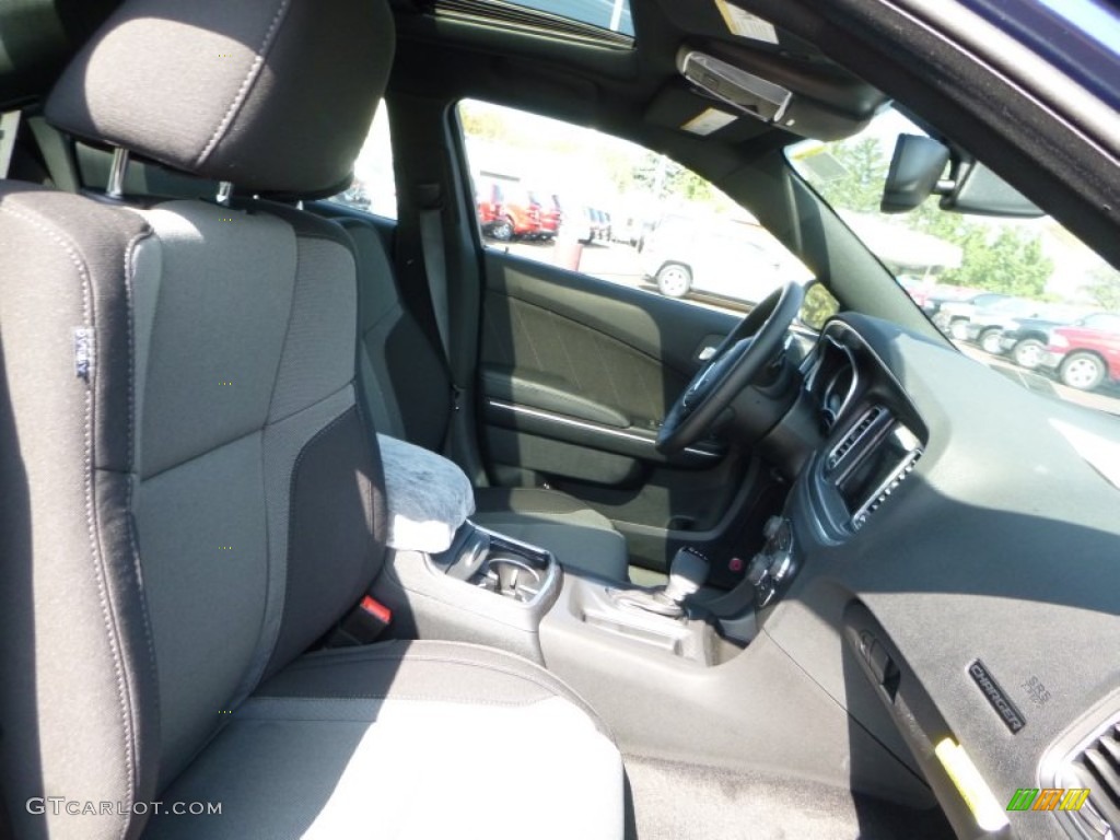 Black/Tungsten Interior 2016 Dodge Charger SXT AWD Photo #107769504