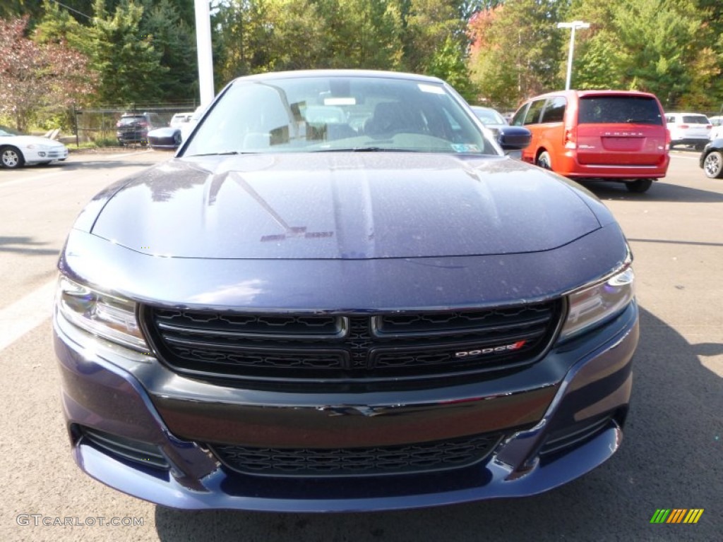 2016 Charger SXT AWD - Jazz Blue Pearl Coat / Black/Tungsten photo #13