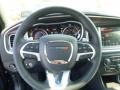 2016 Dodge Charger Black/Tungsten Interior Steering Wheel Photo