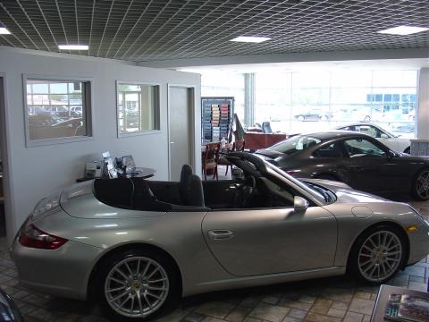 2007 911 Carrera S Cabriolet - Arctic Silver Metallic / Black photo #6