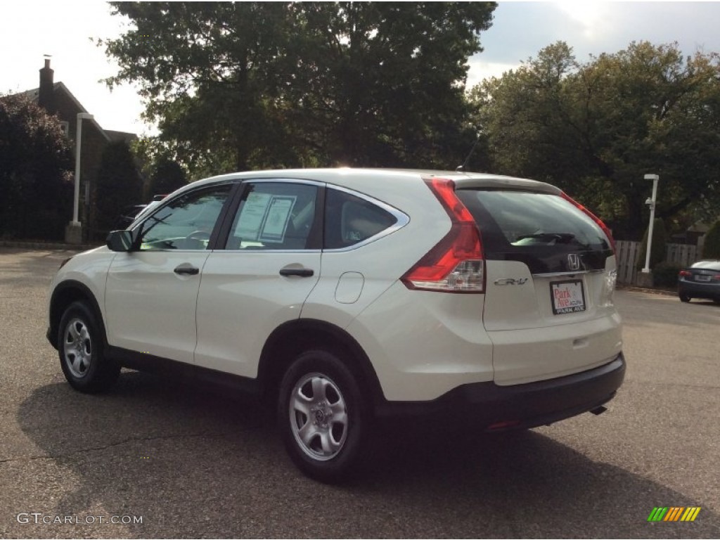 2013 CR-V LX AWD - White Diamond Pearl / Gray photo #5