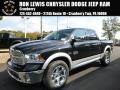 2016 Brilliant Black Crystal Pearl Ram 1500 Laramie Crew Cab 4x4  photo #1