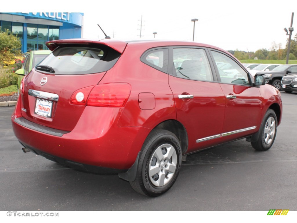 2013 Rogue S - Cayenne Red / Black photo #3
