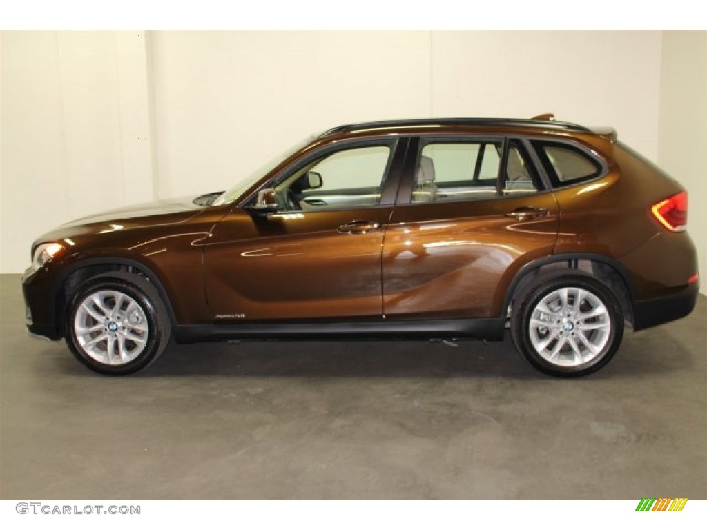 2015 X1 xDrive28i - Marrakesh Brown Metallic / Beige photo #6