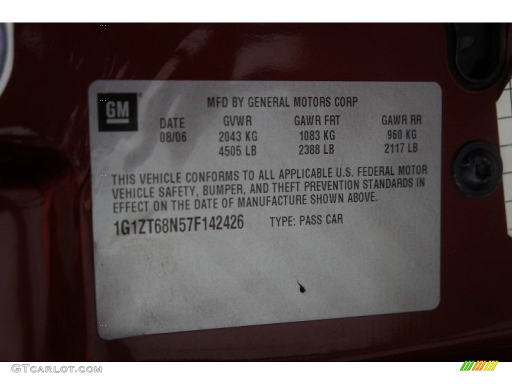 2007 Malibu Maxx LT Wagon - Sport Red Metallic / Titanium Gray photo #14
