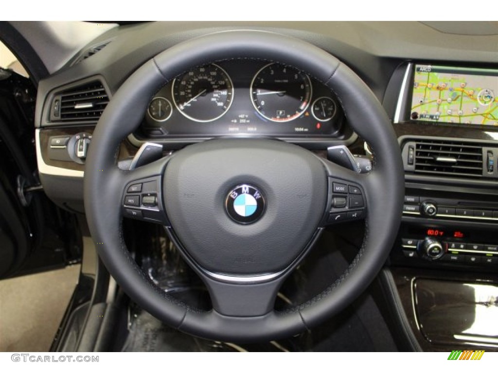 2016 5 Series 528i Sedan - Jet Black / Black photo #8