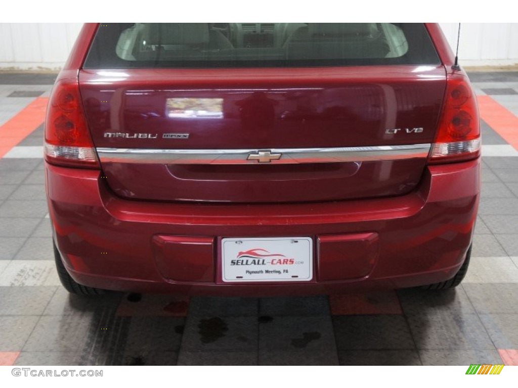 2007 Malibu Maxx LT Wagon - Sport Red Metallic / Titanium Gray photo #59