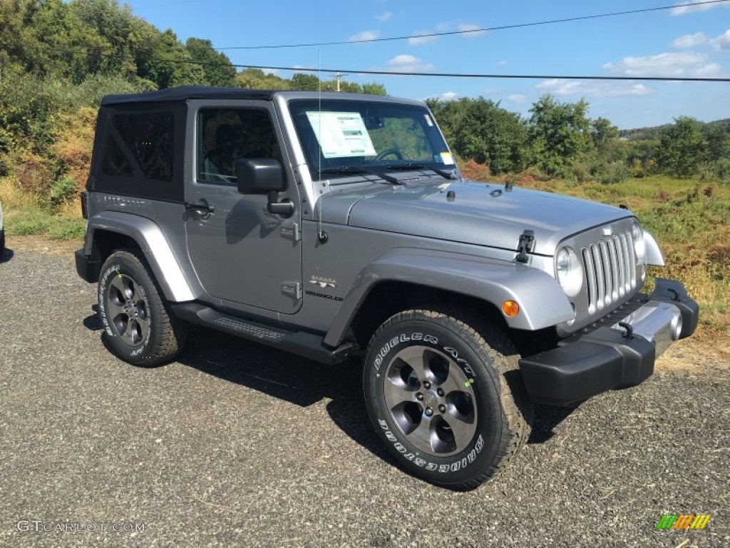 Billet Silver Metallic 2016 Jeep Wrangler Sahara 4x4 Exterior Photo #107775215