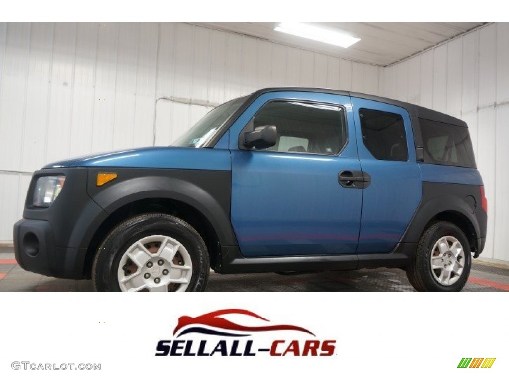 2007 Element LX AWD - Atomic Blue Metallic / Black/Titanium photo #1