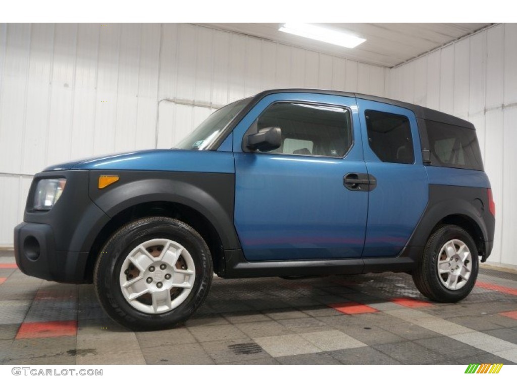 2007 Element LX AWD - Atomic Blue Metallic / Black/Titanium photo #2
