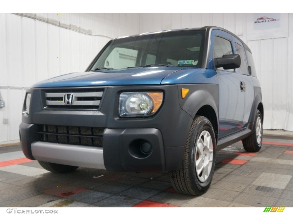 2007 Element LX AWD - Atomic Blue Metallic / Black/Titanium photo #3