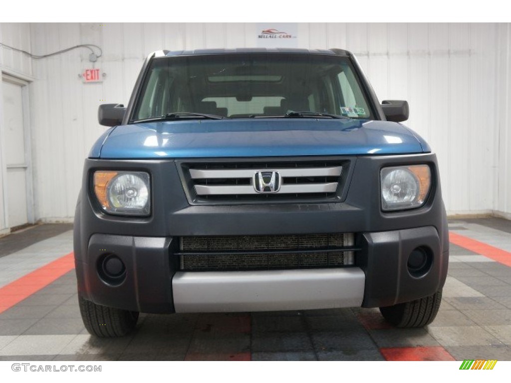 2007 Element LX AWD - Atomic Blue Metallic / Black/Titanium photo #4
