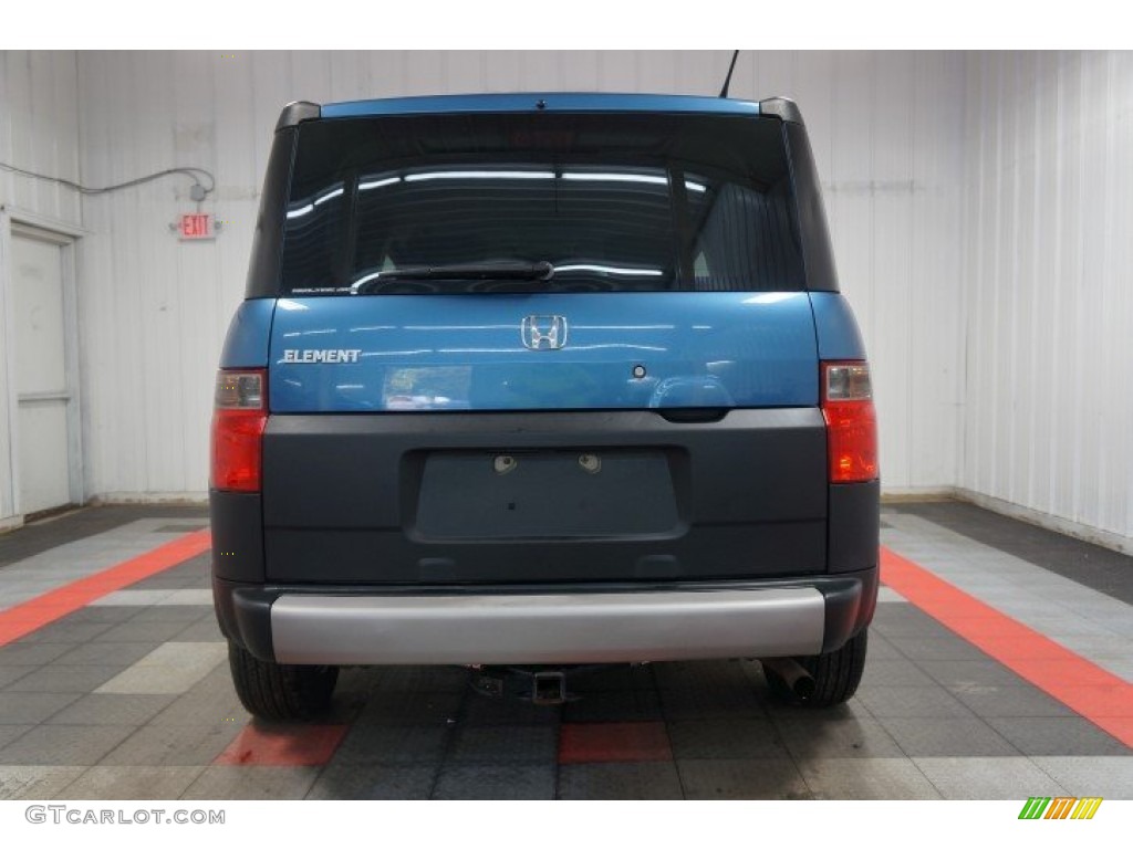 2007 Element LX AWD - Atomic Blue Metallic / Black/Titanium photo #9