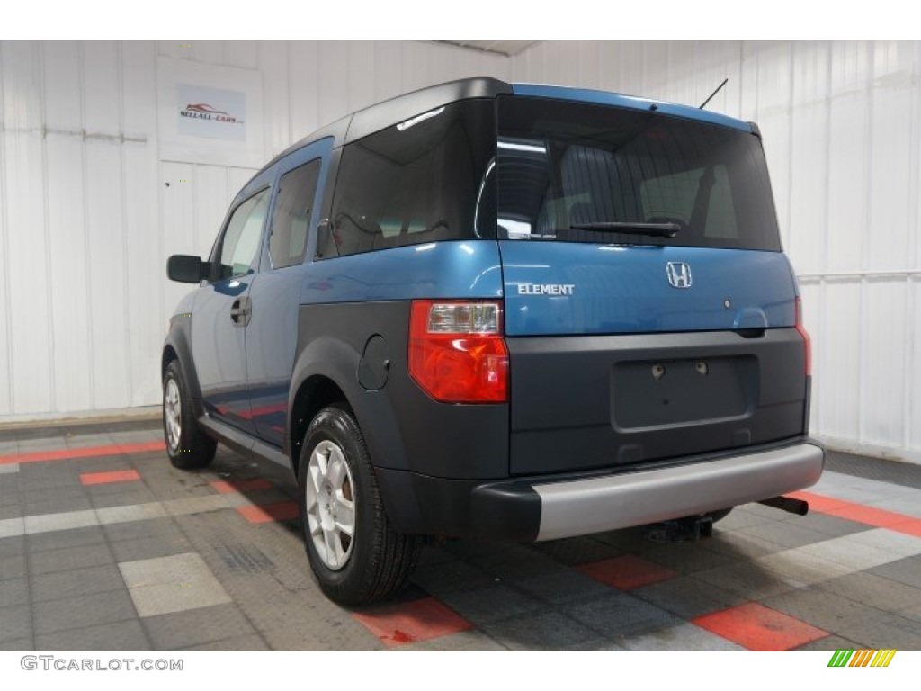 2007 Element LX AWD - Atomic Blue Metallic / Black/Titanium photo #10