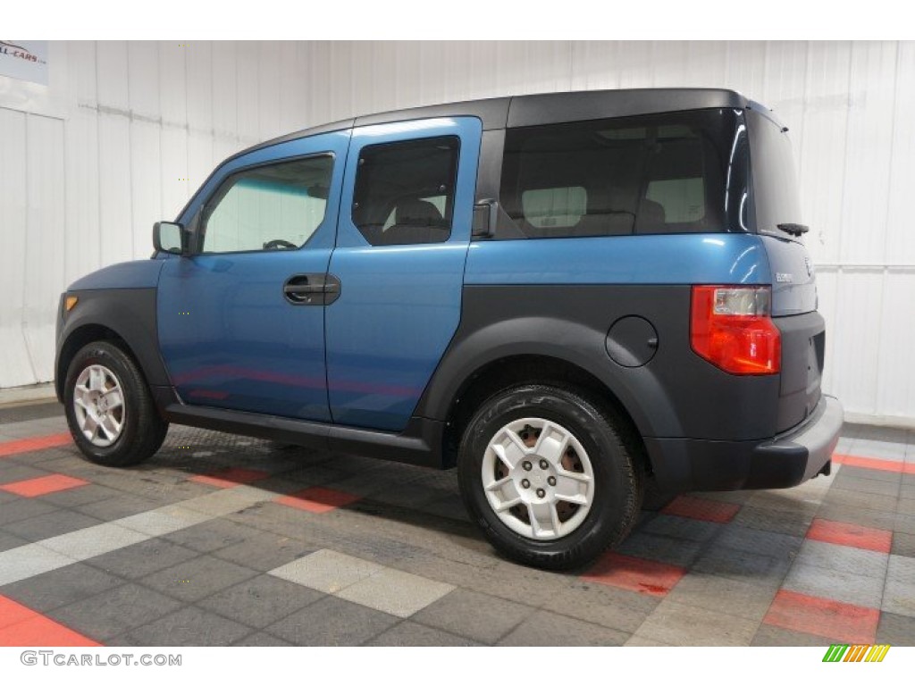 2007 Element LX AWD - Atomic Blue Metallic / Black/Titanium photo #11