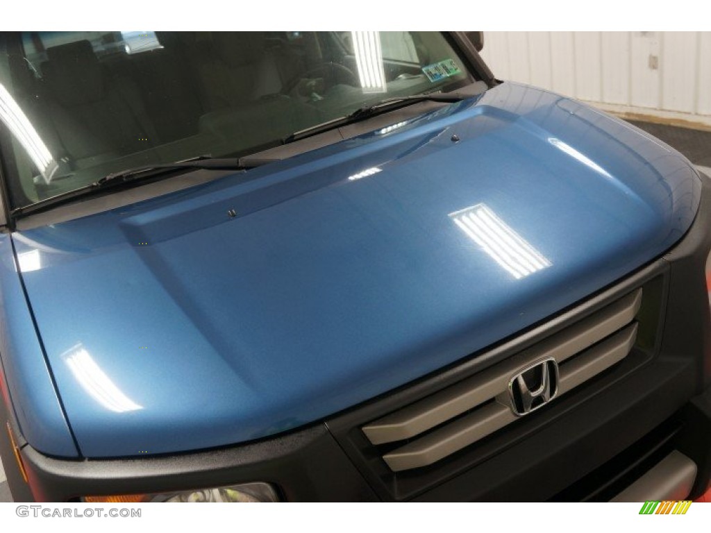 2007 Element LX AWD - Atomic Blue Metallic / Black/Titanium photo #40