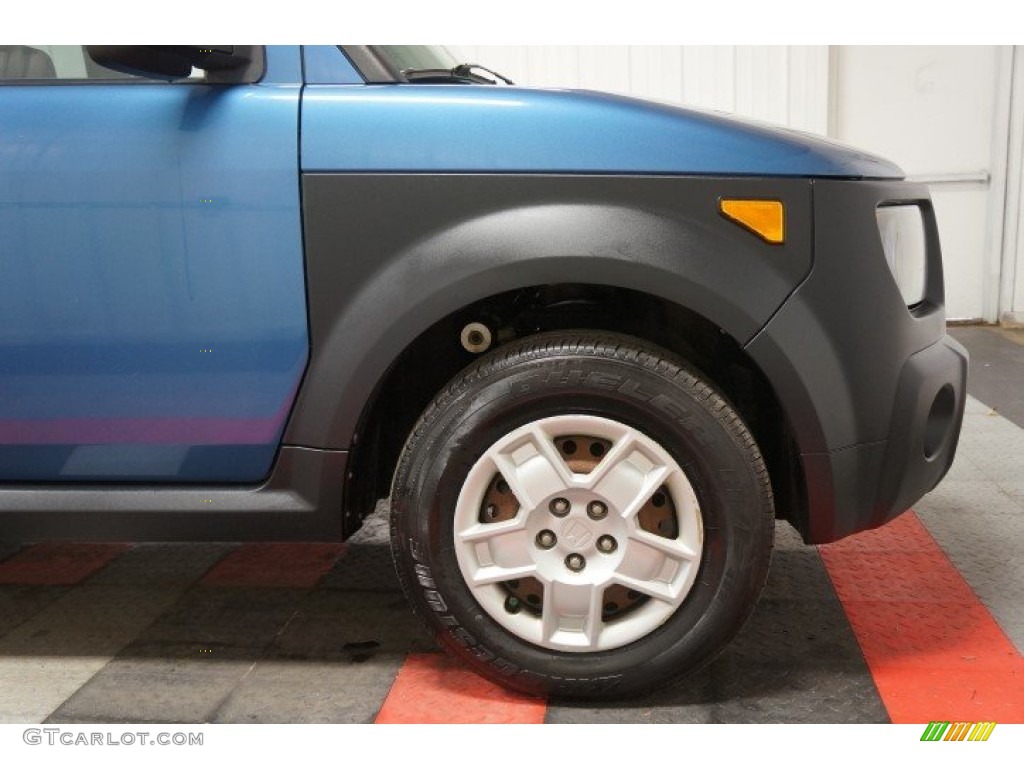 2007 Element LX AWD - Atomic Blue Metallic / Black/Titanium photo #44