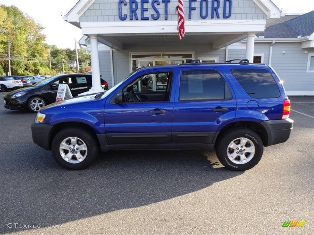 2006 Escape XLT V6 4WD - Sonic Blue Metallic / Medium/Dark Flint photo #4