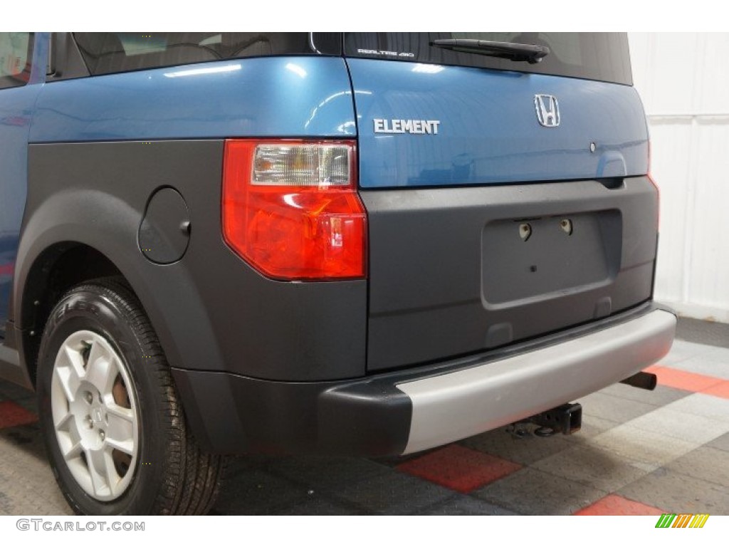 2007 Element LX AWD - Atomic Blue Metallic / Black/Titanium photo #60