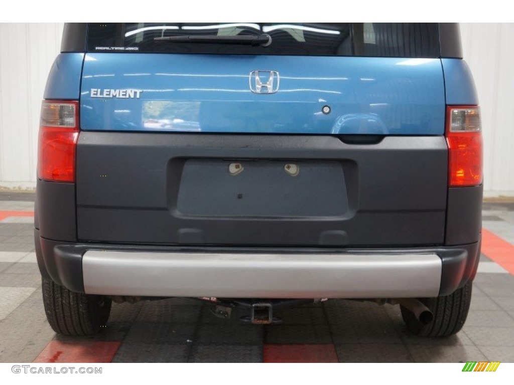 2007 Element LX AWD - Atomic Blue Metallic / Black/Titanium photo #62