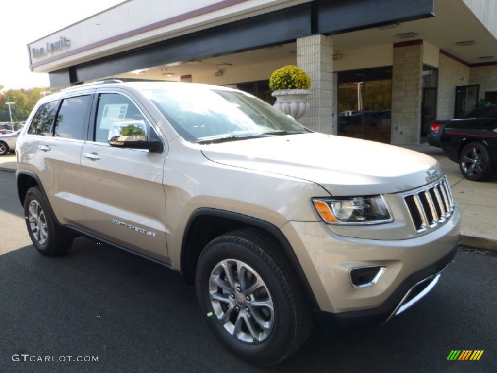 2015 Grand Cherokee Limited 4x4 - Cashmere Pearl / Black/Light Frost Beige photo #11