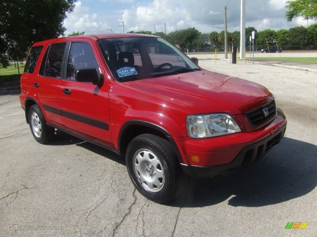 2001 CR-V LX - Milano Red / Dark Gray photo #7