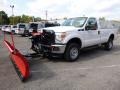 2016 Oxford White Ford F250 Super Duty XL Regular Cab 4x4 Plow Truck  photo #5