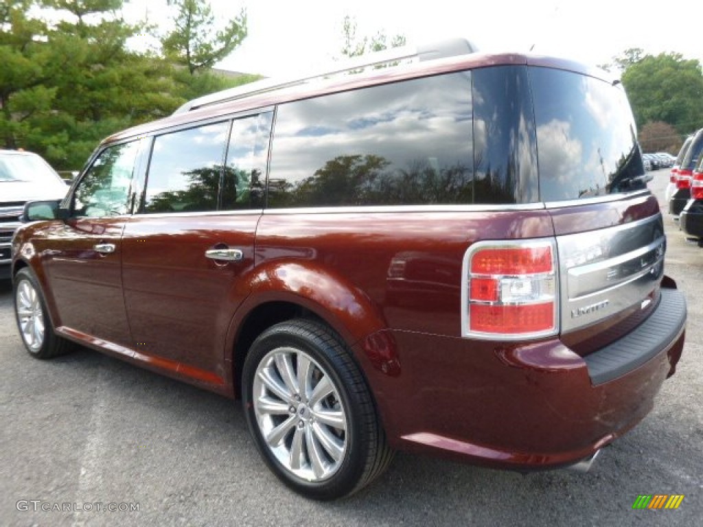 Bronze Fire Metallic 2015 Ford Flex Limited EcoBoost AWD Exterior Photo #107779379