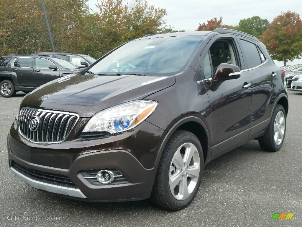 Deep Espresso Brown Metallic 2015 Buick Encore Convenience Exterior Photo #107779661