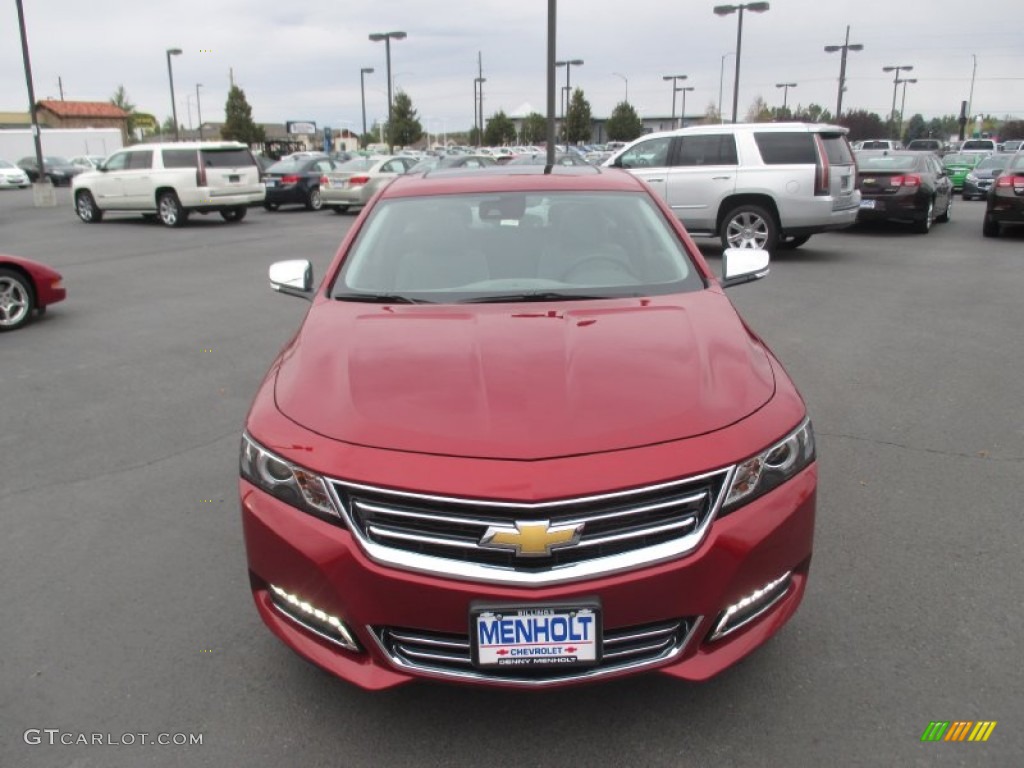 2015 Impala LTZ - Red Rock Metallic / Jet Black/Dark Titanium photo #8