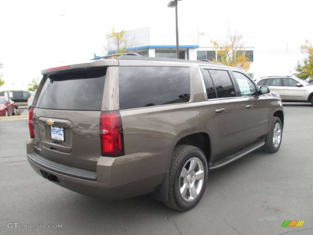 2016 Suburban LT 4WD - Brownstone Metallic / Cocoa/Dune photo #6