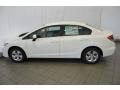 2015 Taffeta White Honda Civic LX Sedan  photo #3